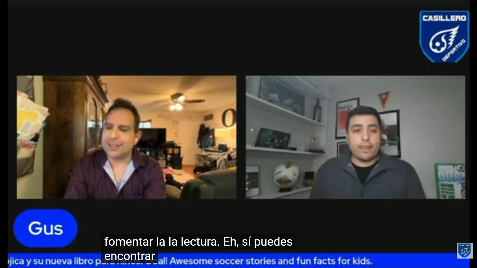 En una reciente entrevista para Casillero Deportivo (0:00), el reconocido colega y amigo, Carlos Mojica, compartió su nueva e emocionante faceta como escritor. Tras una destacada trayectoria como jefe de prensa en la Major League Soccer (10:04), Mojica nos presenta su libro titulado “GOAL: Awesome Soccer Stories and Fun Facts for Kids” (1:16).